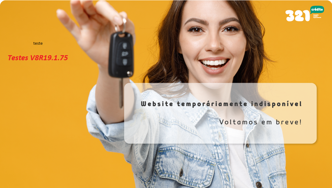 321 Credito - Website em Manutenção